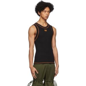 ✨Phlemuns White Contrast Stitch Tank Sz XS Top✨